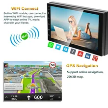 Автомобильный gps-навигатор радио плеер Bluetooth Full HD 1080P 7 дюймов Wifi музыка ram 1 ГБ SP99