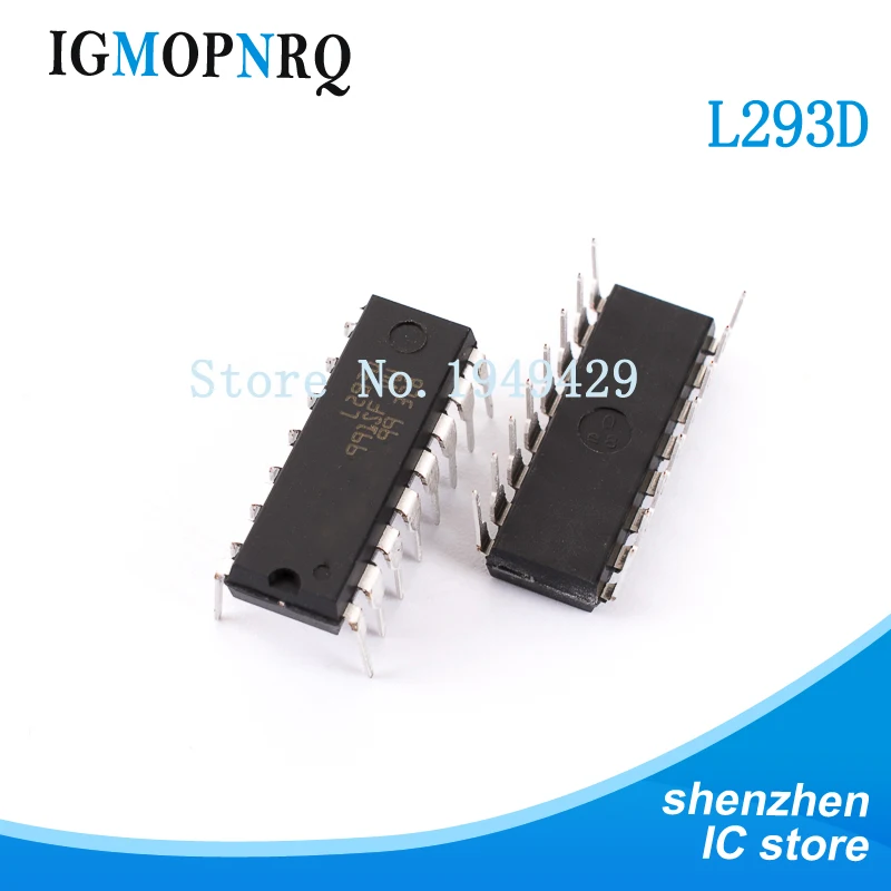 

5PCS L293D DIP16 L293 Push-Pull 4-Channel New original free shipping fast delivery