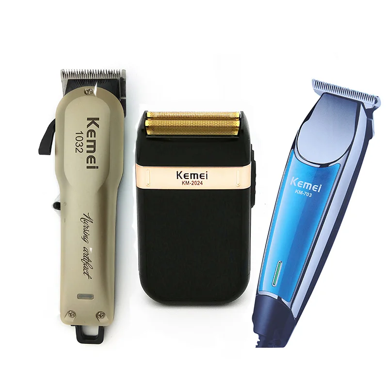 Preise Kemei Professional Electric Haar Clipper Wiederaufladbare Cordless Haar Trimmer Bart Rasierer Haar Schneiden Maschine Haar Cutter Barber