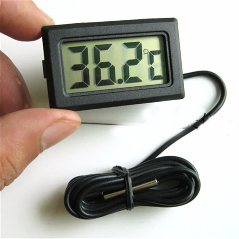 

1 PCS LCD Digital Thermometer Probe Fridge Freezer Thermometer Thermograph for Refrigerator -50~ 110 Degree Without Retail Box