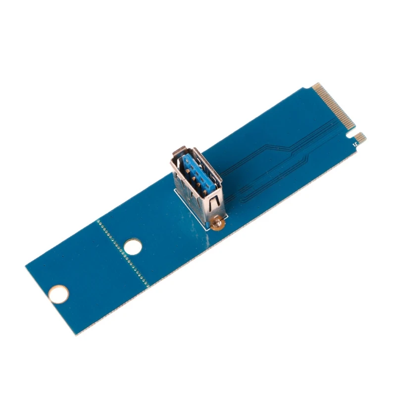 NGFF M.2 to USB 3.0 Transfer PCI-E Riser Card M2 to USB3.0 Adapter for PCI-E 1x to 16x Riser Card For Bitcoin Litecoin Mining