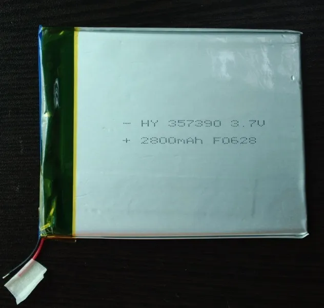 

Free shipping 3.7 at 2800 Ma Li polymer battery with a large capacity of ultra-thin tablets 3.5 x wide73 * length 90 mm