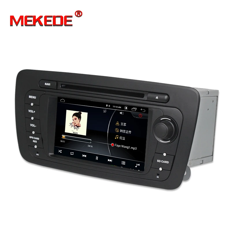 Sale New arrival! Mekede android 8.1 Car multimedia system car GPS DVD player for Seat Ibiza 2009 2010 2011 2012 2013 wifi BT RDS FM 4