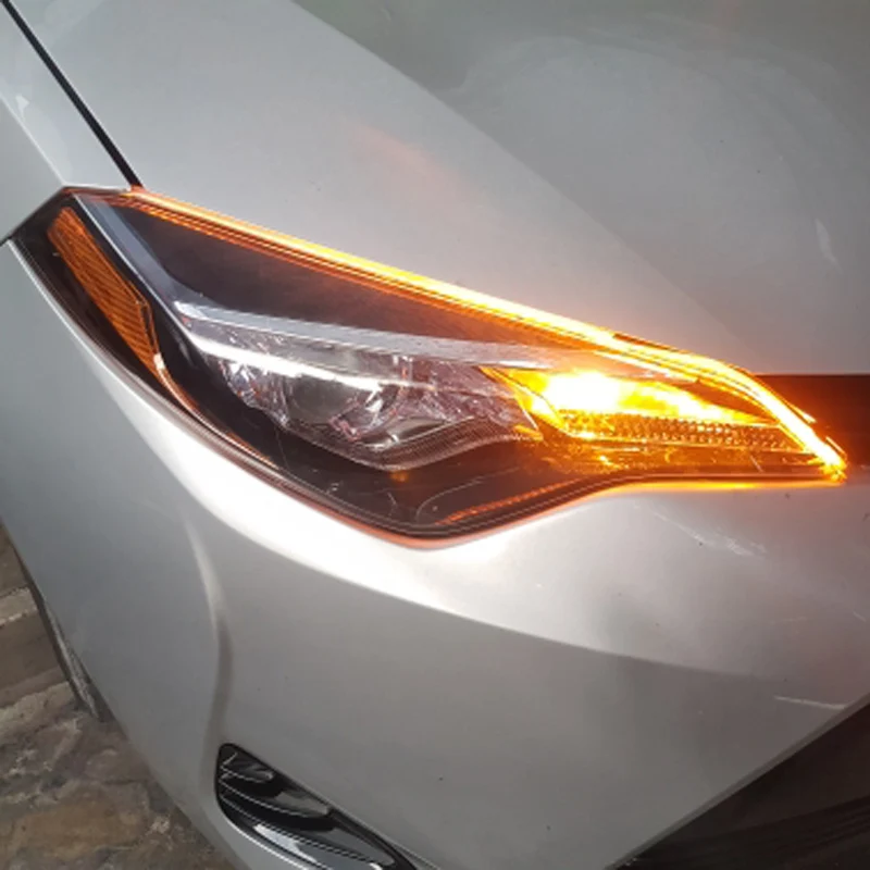 

2pcs Ultra Thin flexible DC12V LED light strip dynamic streamer car lamp for Honda CRV Accord Odeysey Crosstour FIT Jazz City