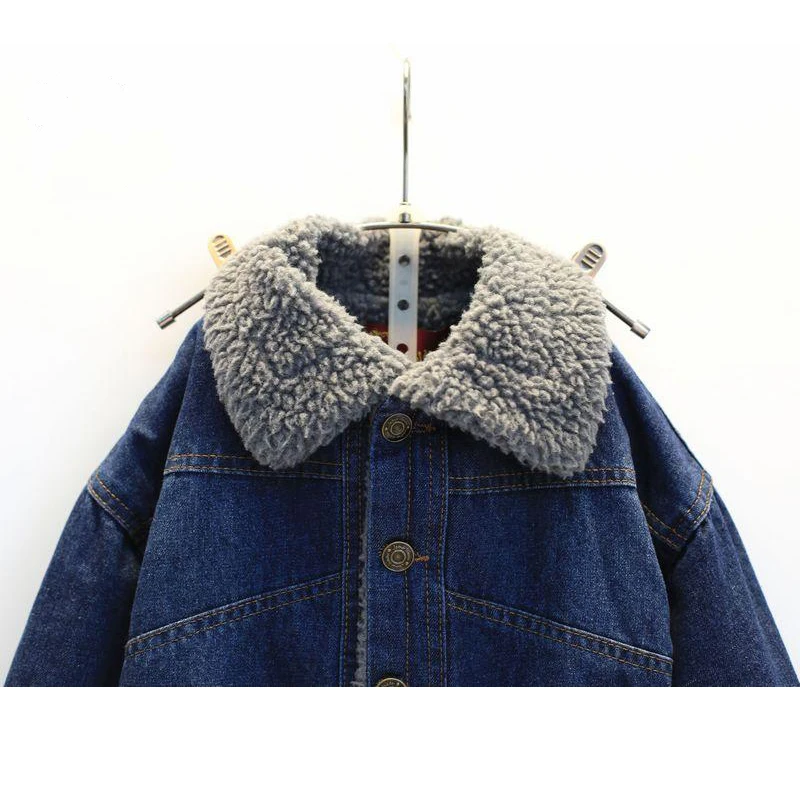 DD& MM/детская одежда, пальто коллекция года, новая зимняя утепленная куртка из овечьей шерсти и кашемира для мальчиков и девочек