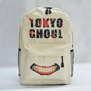 

FAIRY SERAHIM Printing Cartoon Tokyo Ghoul letter School Bag For Teenagers Travel Bags Men's Polyester Daily Teeth Backpack