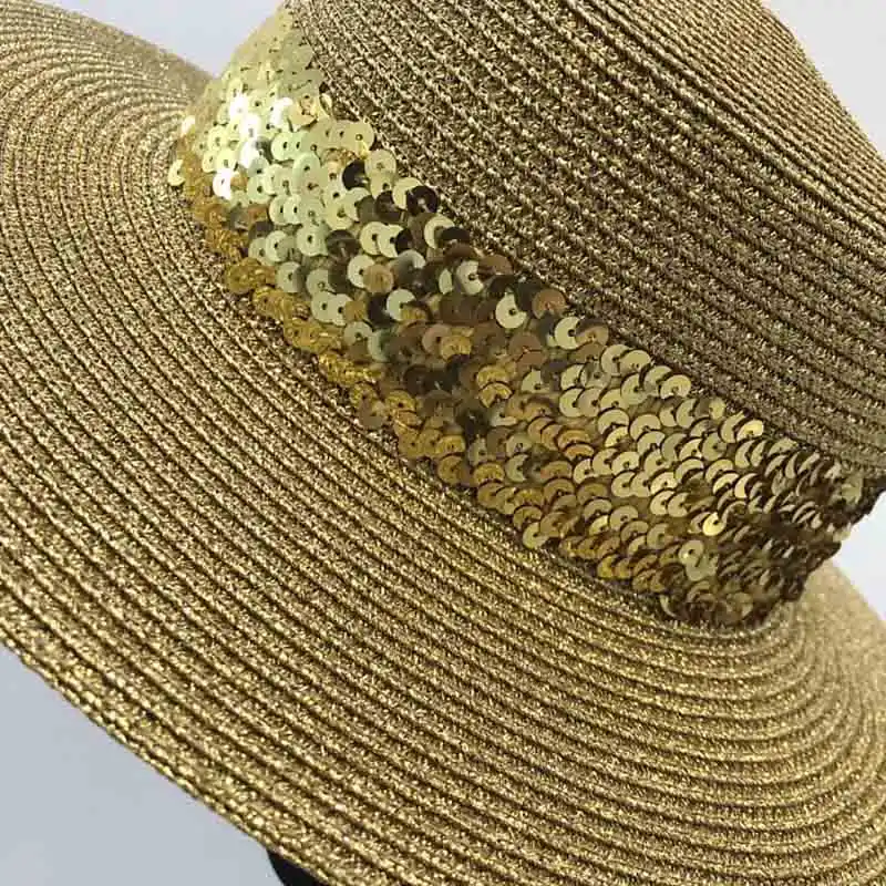 sequin beach hat