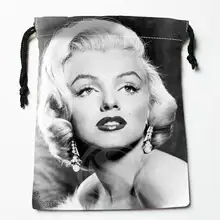 Fl-Q160 Мэрилин Монро и 4 пользовательских печатных получить мешок степень сжатия сумки drawstring сумки размер 18X22 см 711-# Fl160