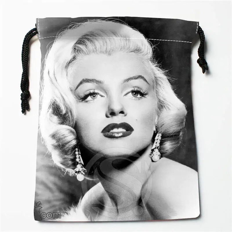 Fl Q160 New Marilyn Monroe 4 Custom Printed receive bag Bag Compression Type drawstring bags size