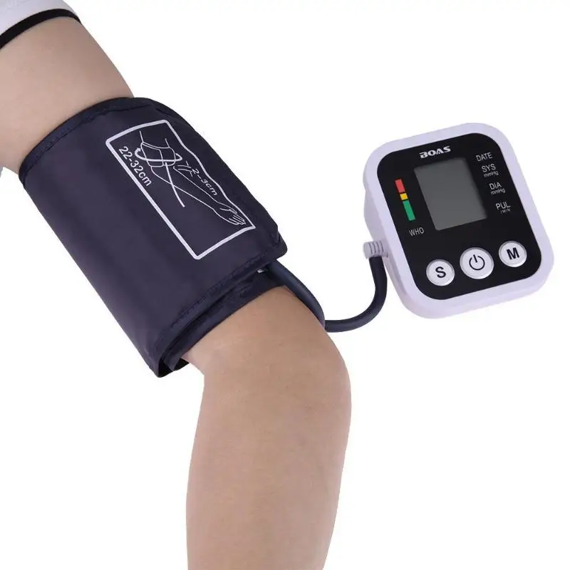 

NEW High Quality LC-X003 LCD Home Arm Blood Pressure Monitor Heart Beat Meter Tonometer Portable Family Health Care Tool