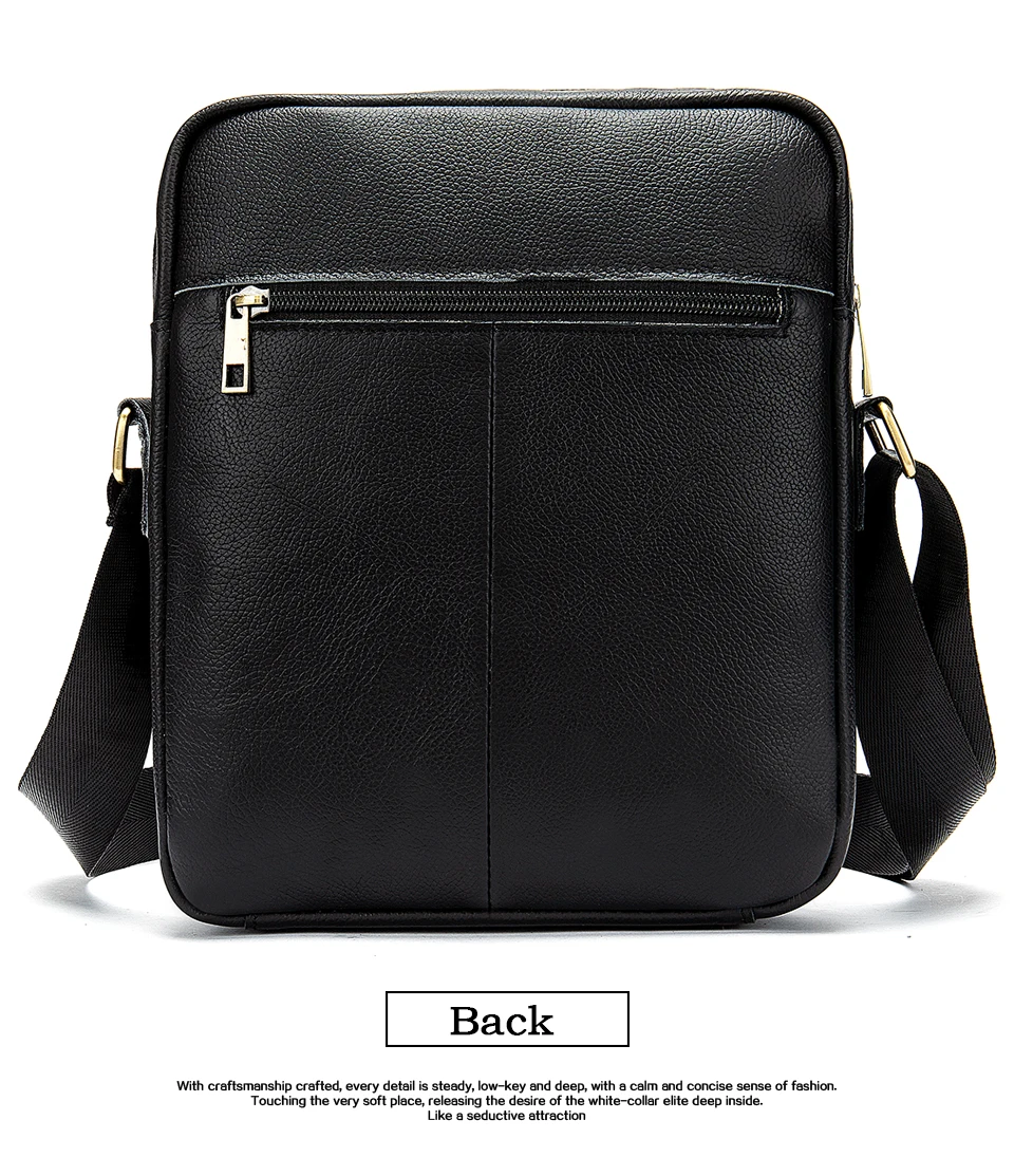 Men 's Shoulder Bags Genuine leather Male Flap Crossbody Bag for Men Vintage Pockets Ipad Phone Messenger Handbags 18
