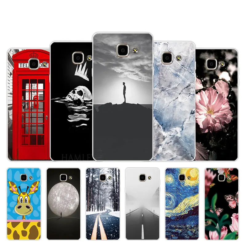 

for A510 Gel Silicone Soft TPU Cover For Samsung Galaxy A5 (2016) A510 A510F 5.2" Silicone Call Box Design Back Phone Cases