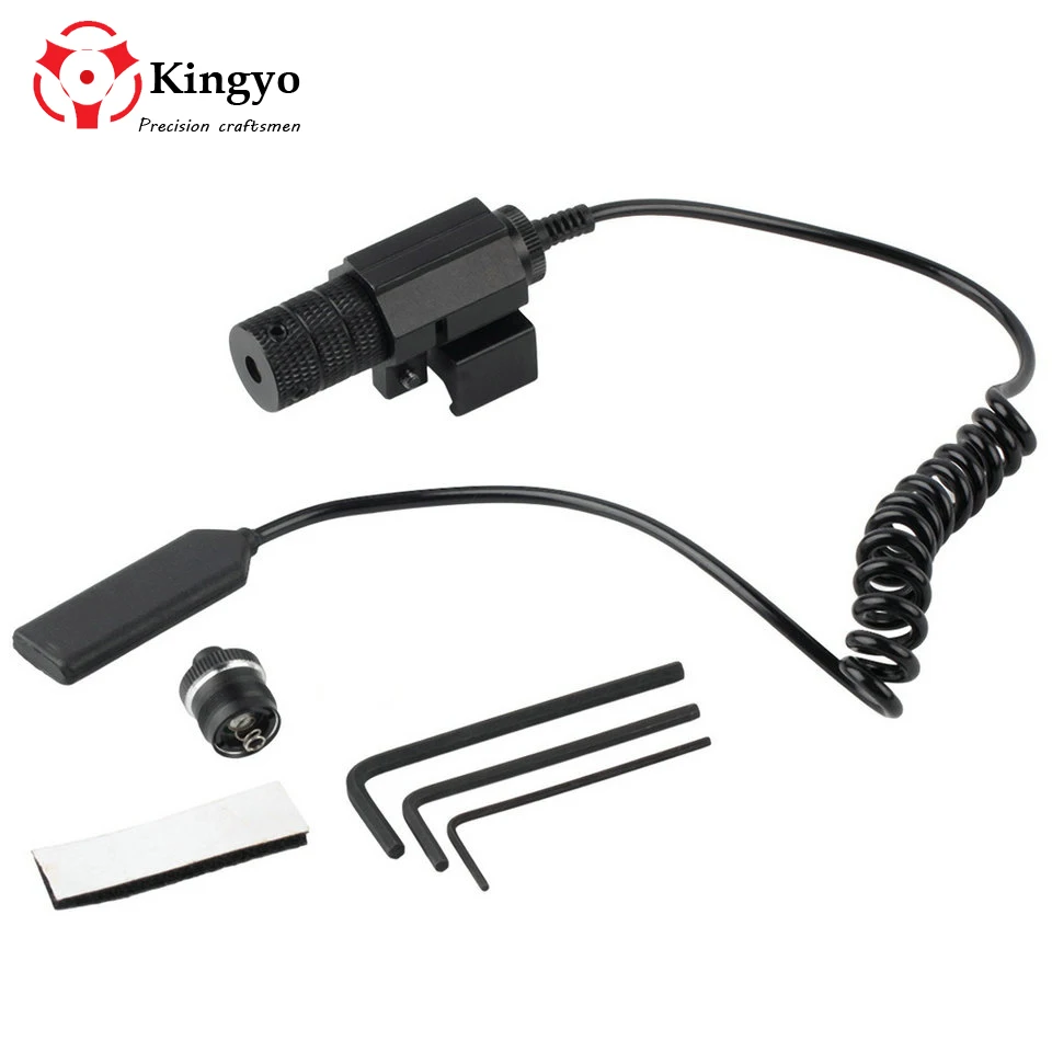 

1Set Tactical red dot Mini Red Laser Sight With Tail Switch Scope Pistol with Lengthen Rat Tail Hunting Optics new arrival 20MM