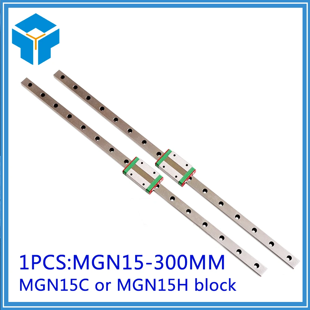 15 мм линейная направляющая для 3D принтера MGN15 L = 300 + MGN15C или MGN15H длинная каретка