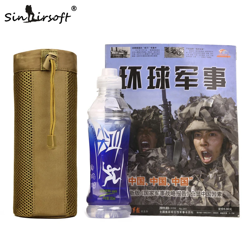 Sinairsoft Молл система одной бутылки воды восхождение сумки чайник Чехол армия прочный путешествия Туризм тактические мешок для воды