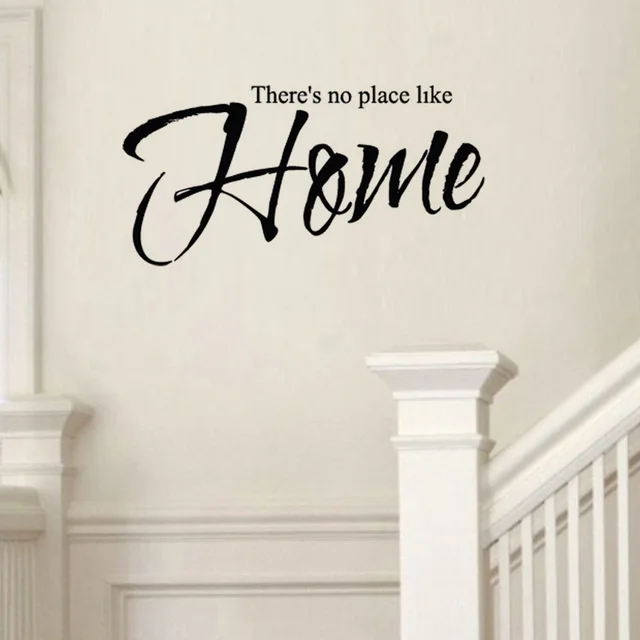 wall decals factory price there's no place like home removable pvc