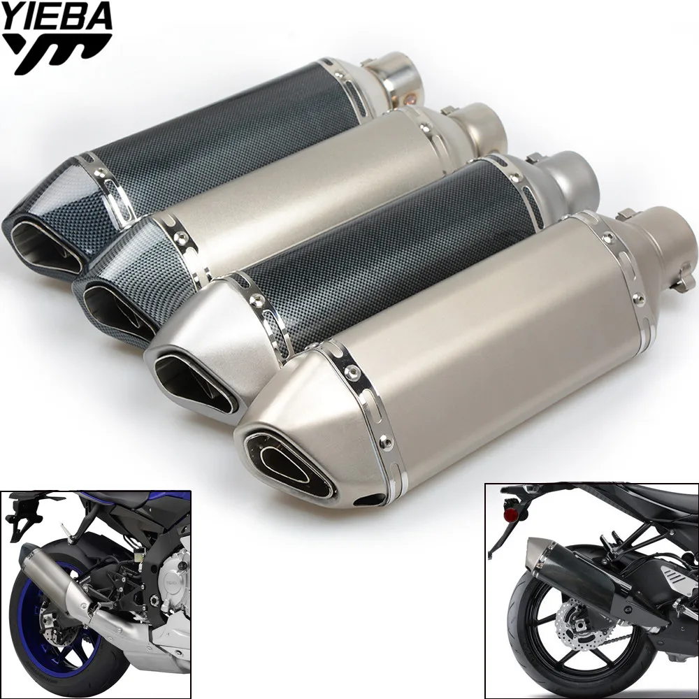

Universal 36-51MM Motorcycle Exhaust Pipe Modified Exhaust Pipe for Aprilia FRISSON/GT RSV4/RSV4 FACTORY DUCATI MONSTER 1200/S/R