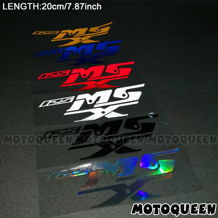

2PCS Motorcycle body Wheels Fairing Helmet Tank Pad decoration logo Label reflective Stickers Decals For HONDA MSX 125 MSX125