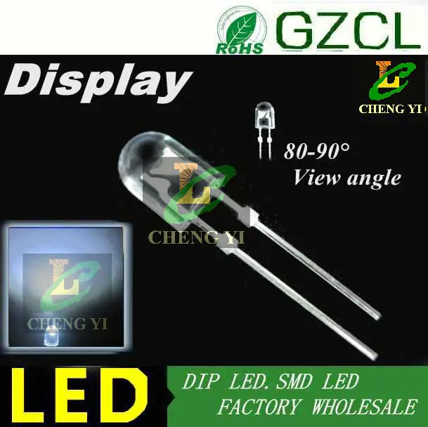 Янтарный дисплей 5 мм dip led 585 595nm Овальный 546 диодный 2 0 V с застрявшей точкой|led led|diode