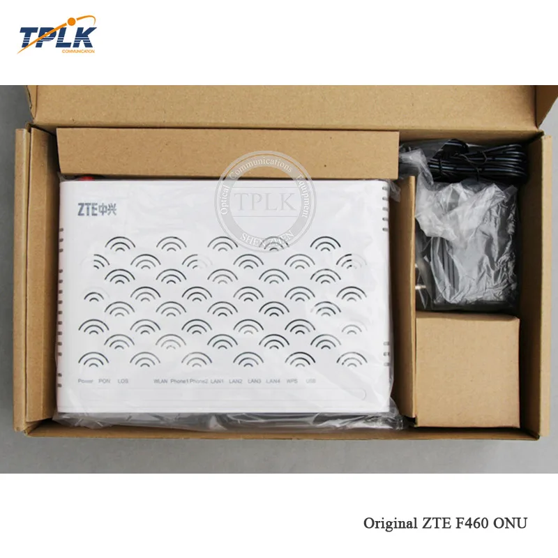Second hand zte F460 EPON с оптическим сетевым блоком и окончанием 4FE + 2 голосовых горшка wifi