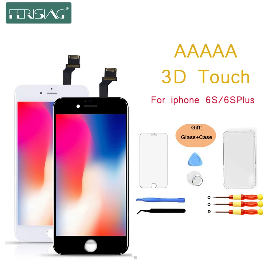 Скидка Оригинальный ЖК экран FERISING 3D Touch для iPhone 6 6s Plus 6 P, ЖК дисплей, дигитайзер, сенсорный модуль, сменный ЖК экран s
