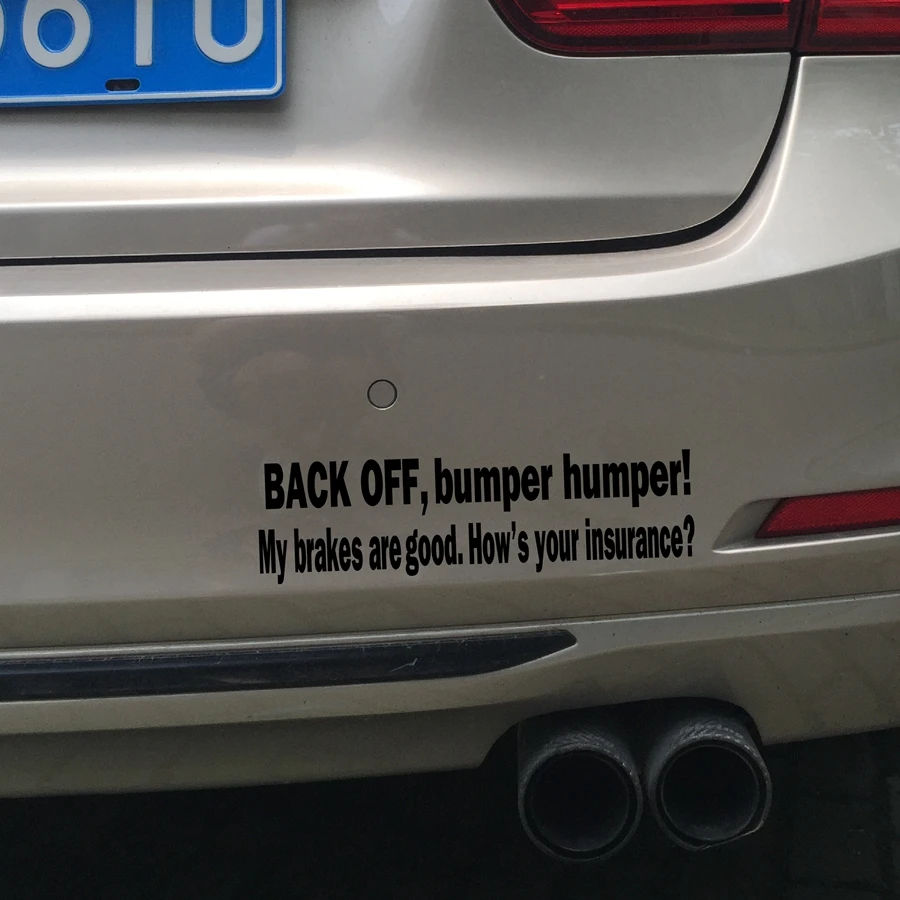 Задний бампер HUMPER задние ворота Забавный автомобиль грузовик окно виниловая
