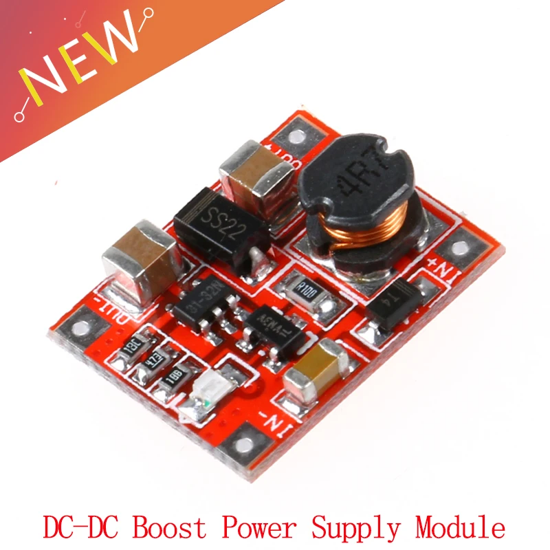 

DC-DC Boost Power Supply Module Converter Booster Step Up Circuit Board 3V to 5V 1A Highest Efficiency 96% Ultra Small
