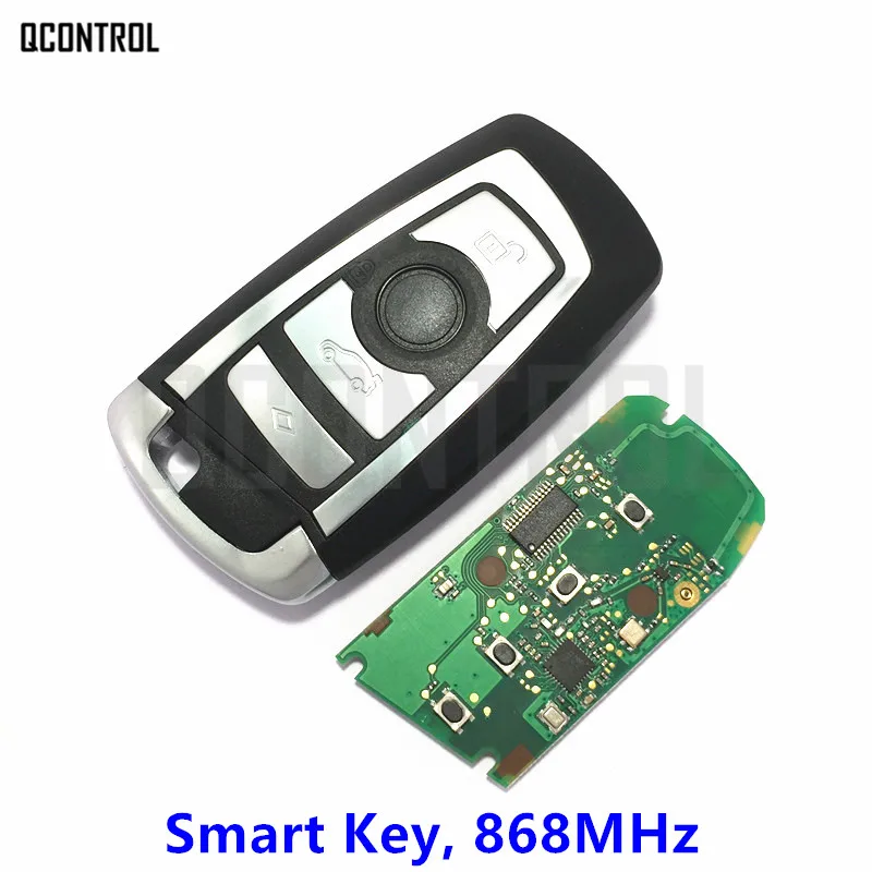 QCONTROL автомобильный смарт ключ 868 МГц для BMW CAS4 + система 1 3 5 7 серия БЕСКЛЮЧЕВОЙ