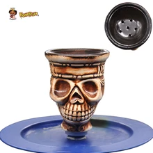 HORENT шесть отверстий керамическая чаша для кальяна держатель 68 мм наргиле чаша кальян табачная головка Sheesha Chicha аксессуары