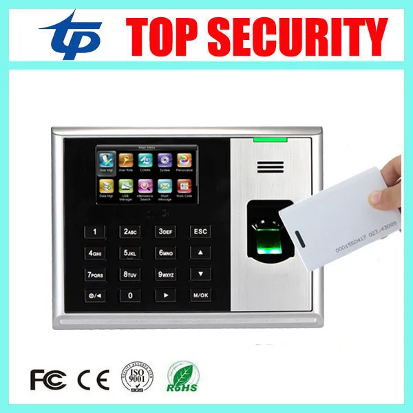 Fingerprint and RFID card time attendance time clock linux system zk fingerprint time recording with free software and SDK S30