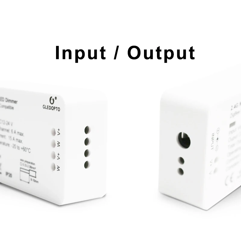 WASEDA ZIGBEE brug Led Controller RGB CCT dimmer strip Controller DC12/24 V comptible met amazon echo plus tint zll standaard
