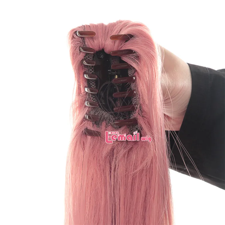 L-email парик Tensei shitara Slime Datta Ken парики для косплея Milim Nava парик розовый Хвосты Косплей парик термостойкие синтетические волосы