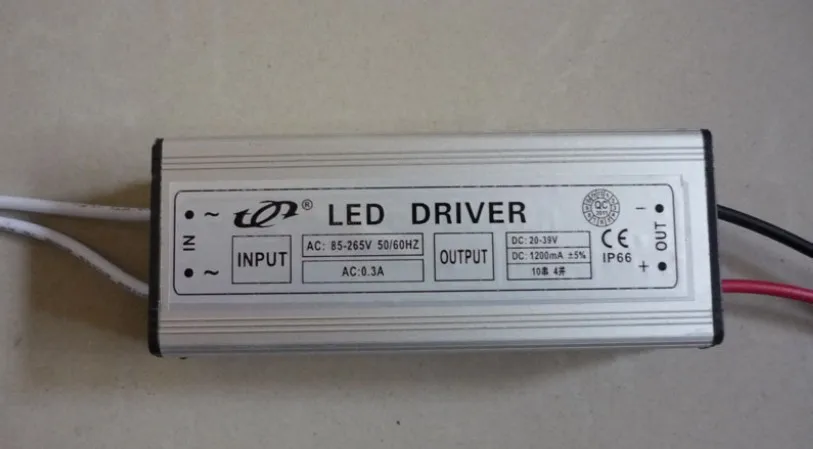 1 шт. resell внешний драйвер 10 серия 4 параллельная Высокая AC85 265V DC1200MA 40 Вт хорошая