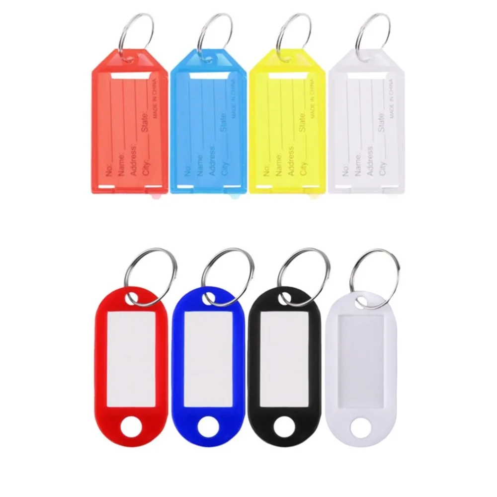 Buy 1 Pc Plastic Cool Key Ring Tags Key Ring ID Identity Tags Rack Name Card