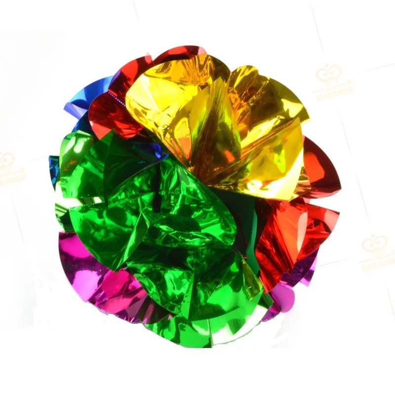 Middle Size Appearing Ball Flower Magic Spring Flower Bouquet Magic Tricks Props Close Up Street Magic