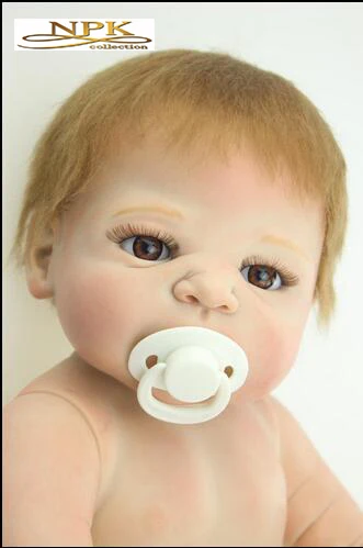 New Hotsale Reborn Baby Doll Full Vinyl Body Drawing Victoria By SHEILA MICHAEL So Truly Real Collection Boy Or Girl 58cm | Игрушки и