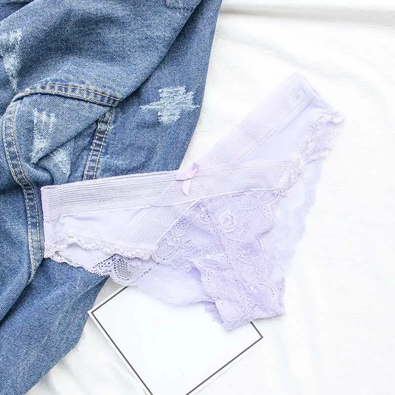 SP&CITY European Delicate Lace Floral Sexy Panties Sex String Women Hollow Out Underwear Bandage Crotch Cotton Briefs Lingerie SP&CITY European Delicate Lace Floral Sexy Panties Sex String Women Hollow Out Underwear Bandage Crotch Cotton Briefs Lingerie