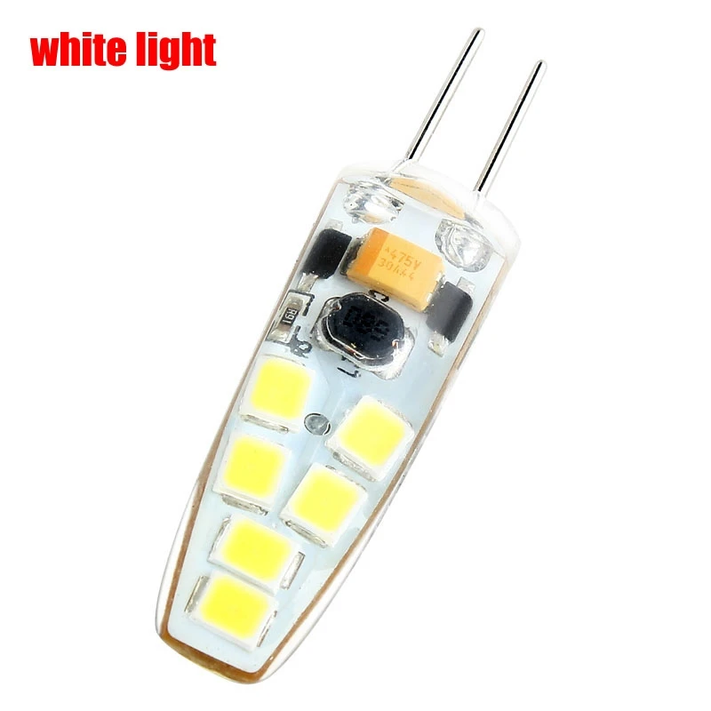 Светодиодная лампа G4 2835SMD 12 с регулируемой яркостью 5 шт. светильник почка