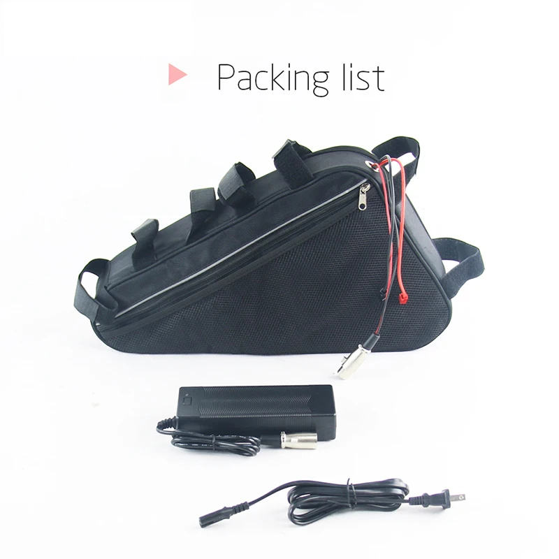 Best Triangle Battery 36V lithium ion 18650 Battery 36v 20ah Electric Bike Bicycle Batteries pack for bafang battery 350w 500w motor 2