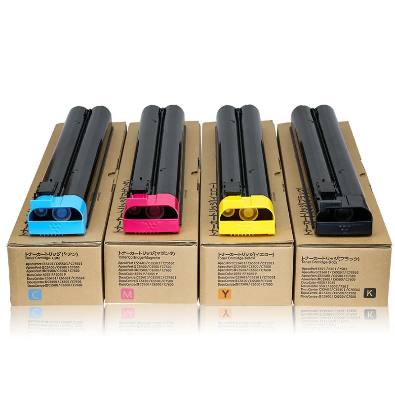 high quality! 1set color toner cartridge used for XEROX DCC6550 laser printer.-in Toner