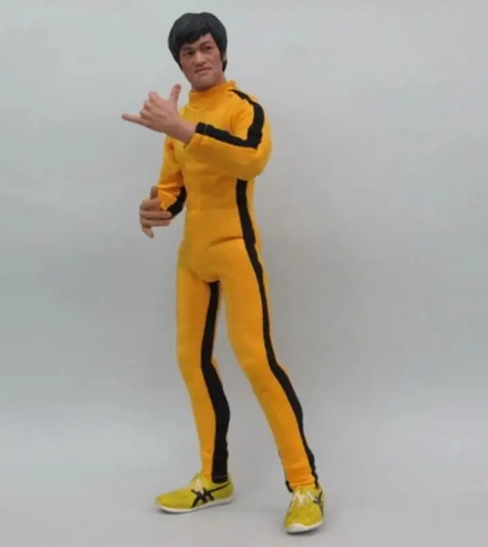 1/6 Bruce Lee Head The Game of Death for Hot Toys Ganghood ZC Dragon ❶US SELLER❶ 