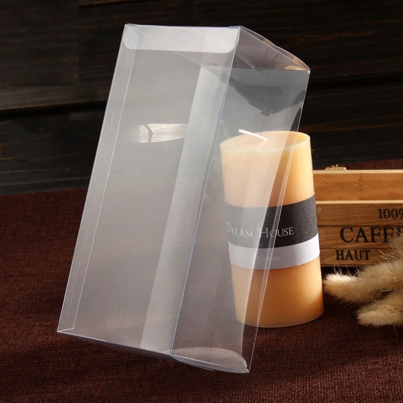 77H cm SquareTransparent Waterproof Clear PCV Candy Boxes Wedding Favor Gift Box Party Chocolate Boxes Event&Party Supplies (3)