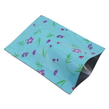 

Colorful Open Top Mylar Aluminum Foil Vacuum Packaging Bag 200Pcs/lot Heat Sealable Food Spice Coffee Powder Packing Pouch