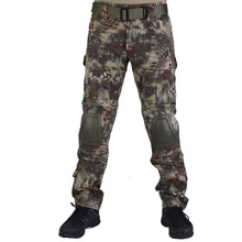 Камуфляжные военные армейские штаны, мужские брюки, тактические армейские штаны со съемными наколенниками, Мандраг