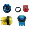 1 Uds 28mm 24mm LED de botón de presión, Arcade botón interruptor 5V iluminado botón caja de juegos recreativos Accesorios ► Foto 3/5