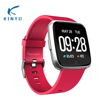 Bluetooth спортивный браслет для фитнеса браслет с датчиком частоты сердечных сокращений трекер сна Smartband женские управление музыкой для ios телефонах android