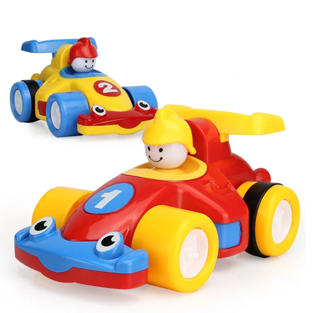 Mini Racing Cars Toys for Toddlers Push and Go Cars, Random Color, Gift