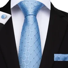 2019 DiBanGu Luxury Blue Dot Neck Tie 100% Silk Tie Men's Business Wedding Party Tie Clip Hanky Cufflinks Ties Tie Set SJT-7130 2019 DiBanGu Luxury Blue Dot Neck Tie 100% Silk Tie Men's Business Wedding Party Tie Clip Hanky Cufflinks Ties Tie Set SJT-7130