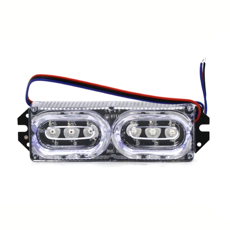 

1x 6 led Motorcycle License plate driving light DRL Daytime running flash light Brake strobe Caution taillight Rear Fog lamp 12v