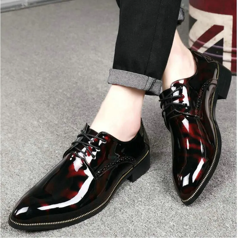 Туфли Мужские Лакированные Черные Купить